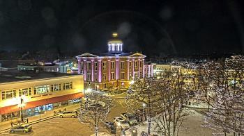 Weather camera view of City of Woodstock.
