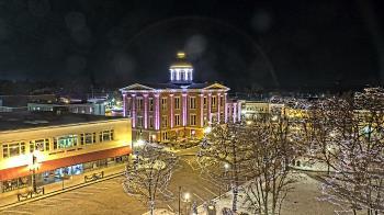 Weather camera view of City of Woodstock.