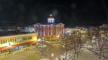 Weather camera view of City of Woodstock.