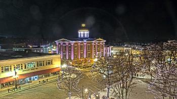 Weather camera view of City of Woodstock.