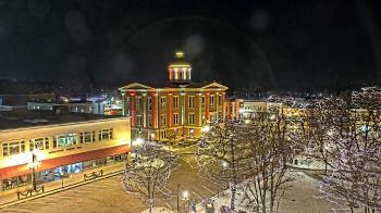 Weather camera view of City of Woodstock.