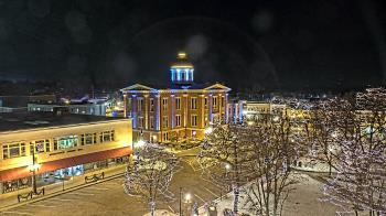 Weather camera view of City of Woodstock.