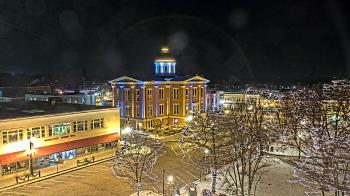 Weather camera view of City of Woodstock.