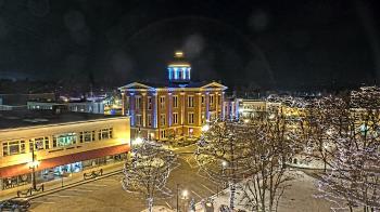 Weather camera view of City of Woodstock.