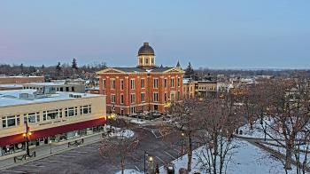 Weather camera view of City of Woodstock.