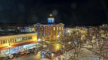 Weather camera view of City of Woodstock.