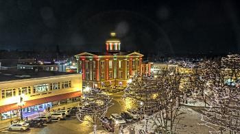 Weather camera view of City of Woodstock.