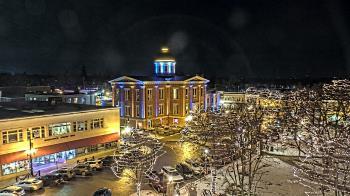 Weather camera view of City of Woodstock.