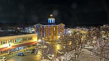 Weather camera view of City of Woodstock.