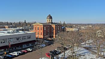 Weather camera view of City of Woodstock.