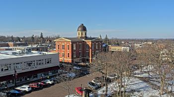 Weather camera view of City of Woodstock.