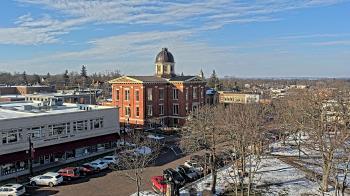 Weather camera view of City of Woodstock.