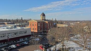 Weather camera view of City of Woodstock.