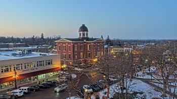 Weather camera view of City of Woodstock.