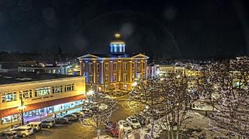 Weather camera view of City of Woodstock.