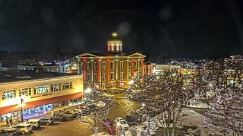 Weather camera view of City of Woodstock.