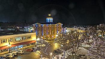 Weather camera view of City of Woodstock.