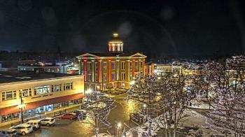 Weather camera view of City of Woodstock.