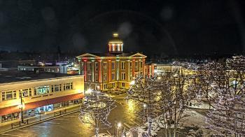 Weather camera view of City of Woodstock.