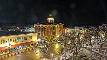 Weather camera view of City of Woodstock.