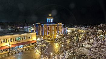 Weather camera view of City of Woodstock.