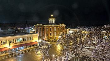 Weather camera view of City of Woodstock.