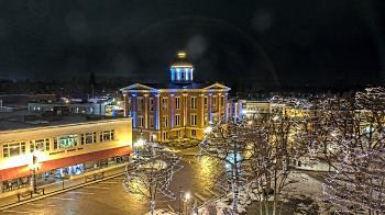 Weather camera view of City of Woodstock.