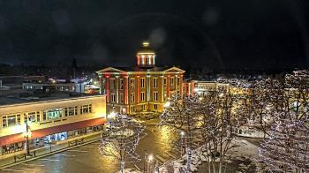 Weather camera view of City of Woodstock.