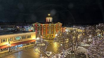 Weather camera view of City of Woodstock.