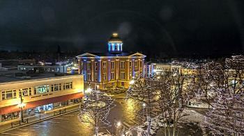 Weather camera view of City of Woodstock.