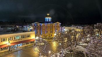 Weather camera view of City of Woodstock.