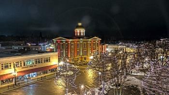 Weather camera view of City of Woodstock.