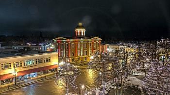 Weather camera view of City of Woodstock.