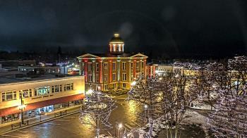 Weather camera view of City of Woodstock.