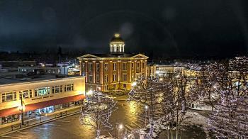 Weather camera view of City of Woodstock.