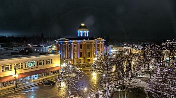 Weather camera view of City of Woodstock.