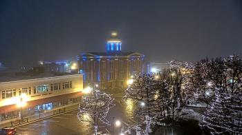 Weather camera view of City of Woodstock.