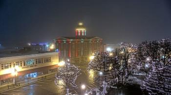 Weather camera view of City of Woodstock.