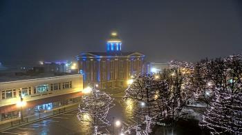 Weather camera view of City of Woodstock.