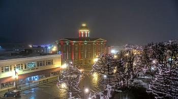 Weather camera view of City of Woodstock.