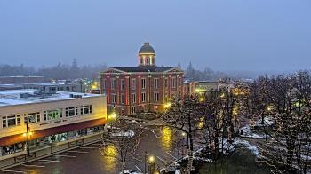 Weather camera view of City of Woodstock.