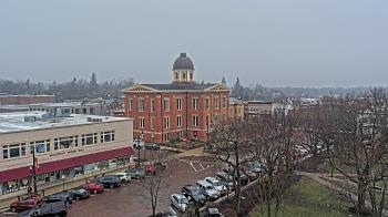 Weather camera view of City of Woodstock.