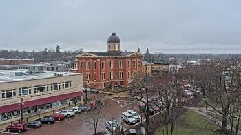 Weather camera view of City of Woodstock.