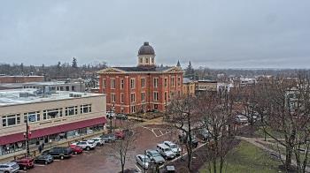 Weather camera view of City of Woodstock.