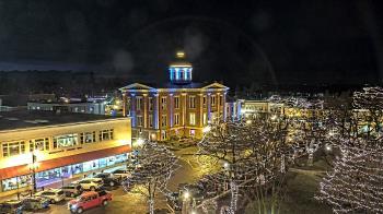 Weather camera view of City of Woodstock.