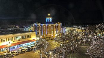 Weather camera view of City of Woodstock.