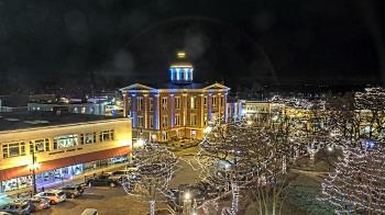 Weather camera view of City of Woodstock.