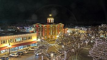 Weather camera view of City of Woodstock.