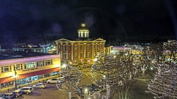 Weather camera view of City of Woodstock.