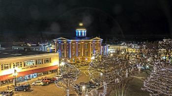 Weather camera view of City of Woodstock.